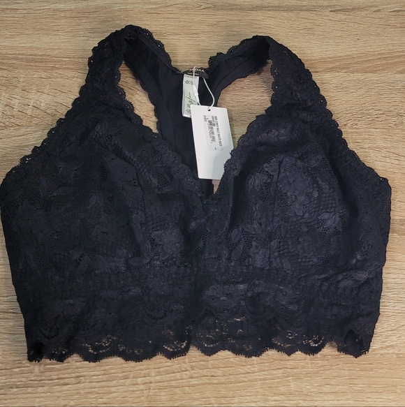Cosabella Never Say Never Racie Racerback Black Lace Bralette NWT S - Picture 2 of 6